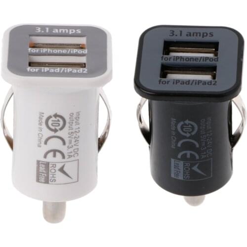 Auto High Quantity Dual USB Charger Adapter Socket Car Cigarette Lighter Charge