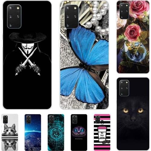 Phone Case For OPPO A92 A72 OPPO A52 Cover Fashion Soft Silicone Relief Case Animal Cat Capa Coque