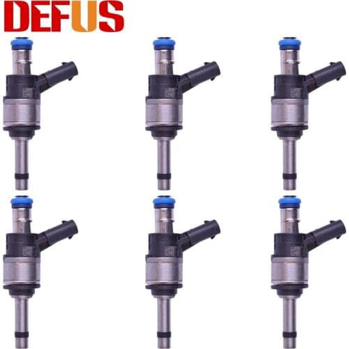DEFUS 6X Original Fuel Injector Nozzle OE 06C906036F for Audi A4 S4 A5 S5 A6 S6 A7 A8 S8 Q7 3.0 benzine 6 Holes 06C906036C Hot