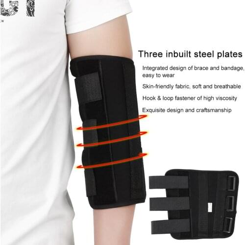 Upper Arm Posture Corrector Elbow Splint Support Elbow Guard Fixed Joint Arthritis Fracture Stabilizer Elbow Support Braces Belt