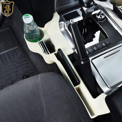 Left and right car interior cup holder storage box for toyota land cruiser 200 2016 2017 2018 2019 2020 2021