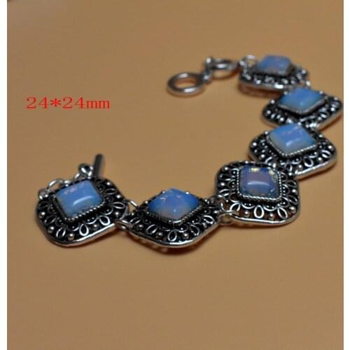 Fashion Ethnic Bohemian Bracelets & Bangles For Women Natural stone Beach Boho Adjustable Bracelets