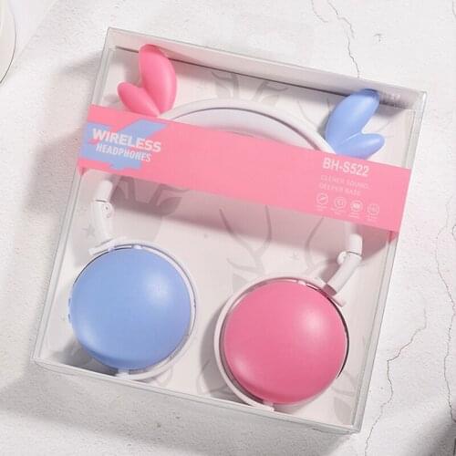 Cat Ear Bluetooth Headphone Deer Ears Lite devil ears wireless headset LED Flashing for cosplay music