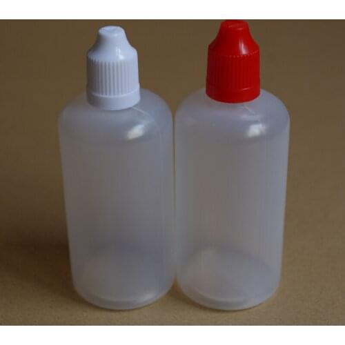 Wholesale Factory 600pcs PE 100ML Plastic Dropper Bottle With Childproof Cap and Long Thin Tip Plastic Bottles