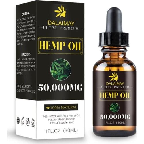 Organic Hemp Seed Oil for Anxiety & Stress Relief Improve sleep Soothing Fatigue Facial Body Care Essential Oil