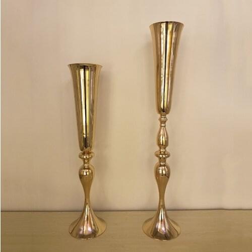 Wedding Metal Flower Vase Table Centerpieces Decoration for Wedding Event Party Road Lead Flower Rack Home Decoration 88CM Tall