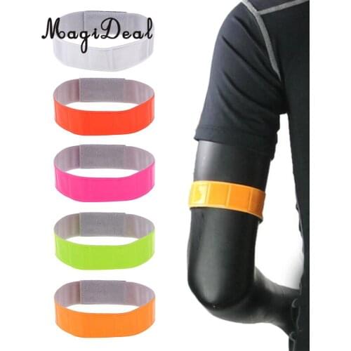 Reflective Wristband/Belt/Armband/Ankle Band, Reflector Tape Providing High Visibility Safety Apparel