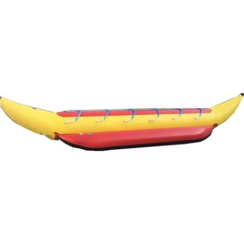 Good quality 6 person towable hypalon inflataable banana boat