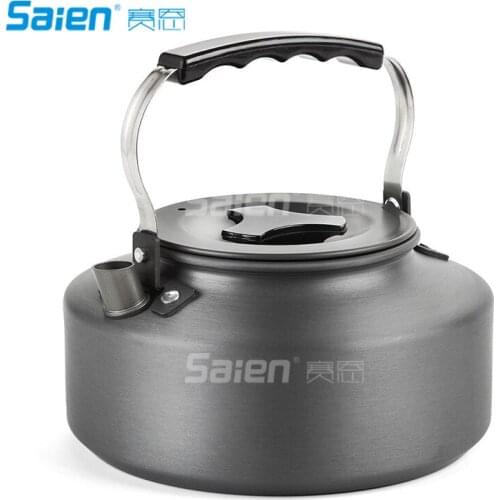 1.1L Portable Ultralight Camping Water Kettle Outdoor Pot For Hiking