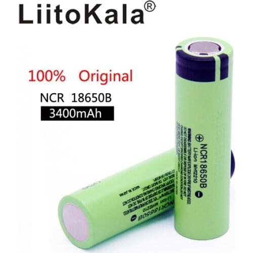 100% Brand New Original NCR18650B 3.7v 3400 mAh Lithium 18650 Batteries Rechargeable Battery For Flashlight