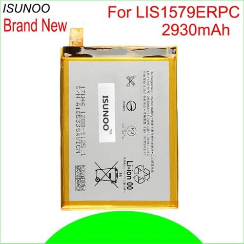ISUNOO 10pcs/lot 2930mAh LIS1579ERPC Battery For Sony Xperia C5 Ultra E5506 E5533 E5563 E5553 Battery