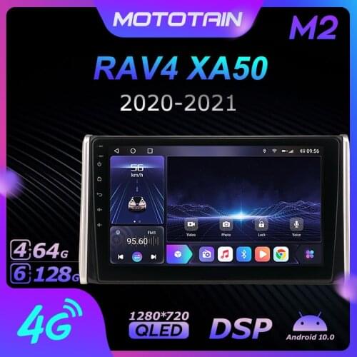 Ownice 6G+128G Android 10.0 Car Radio For Toyota RAV4 XA50 2020 2021 Multimedia Player Audio 4G LTE GPS Navi