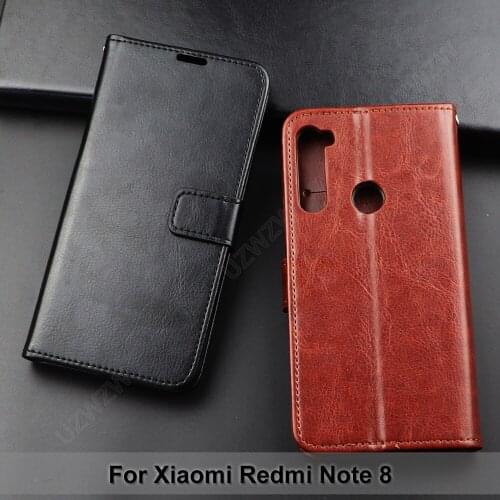 For Xiaomi Redmi Note 8 Flip Wallet PU Leather Case