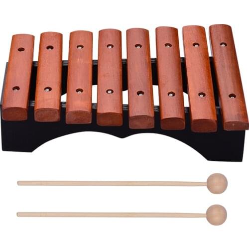 25 Note Wooden Xylophone Percussion Educational Musical Instrument Gift with 2 Mallets ​Easy to Learn ​Exquisite Workmanship