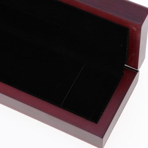 Wooden Wedding Necklace Storage Case Jewellery Packaging Gift Box Showcase