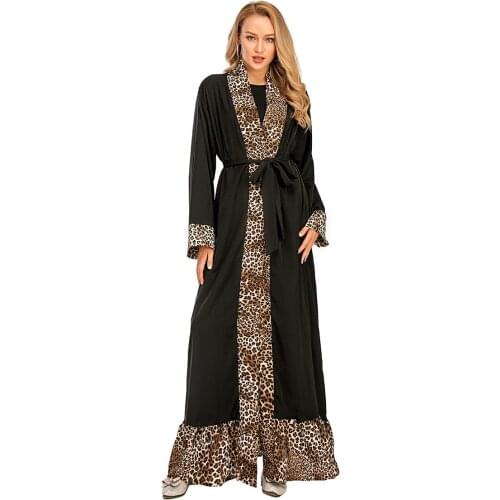 Kaftan Dubai Abaya Kimono Cardigan Hijab Muslim Dress Turkey Islam Clothing Caftan Robe Femme Ete Abayas For Women Eid Mubarak