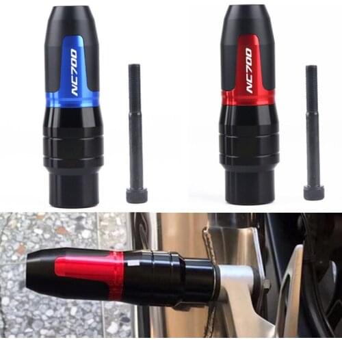 Motorcycle CNC Aluminum Frame Crash Protector Pads Exhaust Sliders Crash Block For Honda NC 700 NC700X nc700X/S Laser LOGO NC700