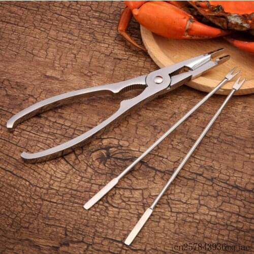 30 Sets Seafood Cracker Pick Set for Crab Lobster Kitchen Seafood Cooking Tool Useful Home Kitchenware Stainless Steel