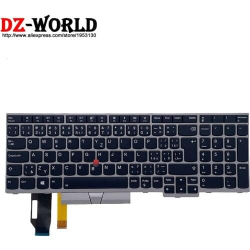 New Original CZ Czech Backlit Keyboard for Lenovo Thinkpad E580 E585 E590 T590 P53S L580 L590 P52 P72 P53 P73 Laptop 01EN994