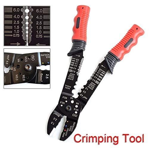 Multitool Crimping Pliers Electrical Terminals Combination Multi Tool Wire Stripper Cut FS-051