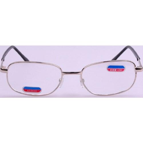 Ultralight Resin Men Women Reading Glasses Diopter +1.0 to +4.0 Metal Frame R075