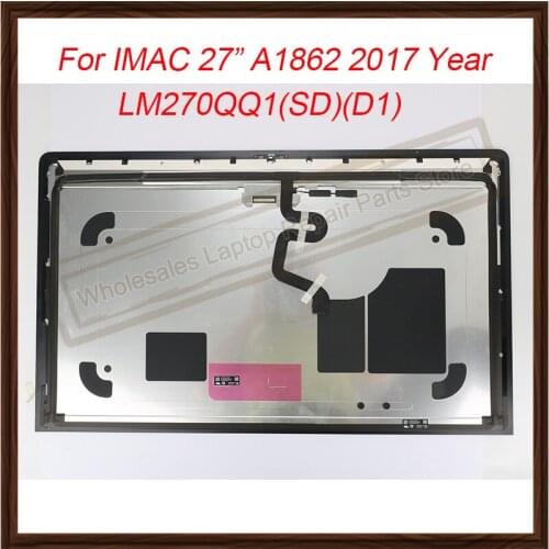 Original New 5K For IMAC 27" A1862 LCD Screen Display Assembly LM270QQ1(SD)(D1) LM270QQ1 SDD1 2017 Year MQ2Y2 EMC3144