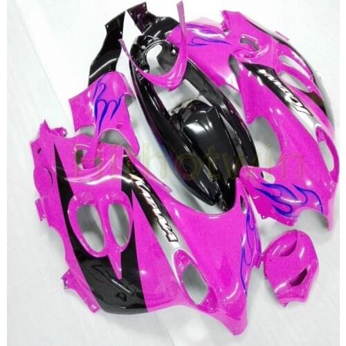 Custom pink motorcycle fairing for katana GSX750F GSX600F 2003 2004 2005 2006 Screws ABS Plastic Bodywork Set