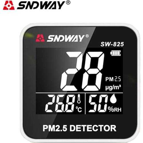 Sndway Air Quality Monitor Gas Analyzer Laser PM2.5 Particle Detector Temperature Measure Humidity Meter Diagnostic Tool
