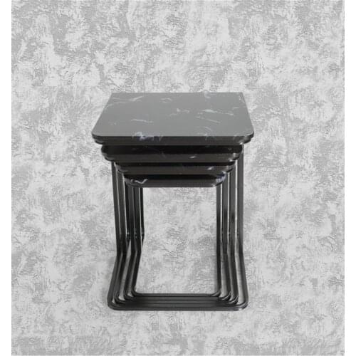 Modern Black Marble-Vegas Zigon coffee table coffee tables table basse furniture living room table