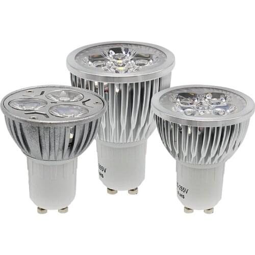 Super Bright GU10 Bulbs Light Dimmable Led Warm/White 85-265V 9W 12W 15W LED GU10 COB LED lamp light GU 10 led Spotlight