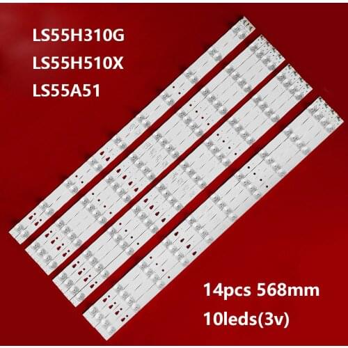 LED strip for Haier 55'' TV LED55D10A-ZC14AG-01 LED55D10B-ZC14AG-01 JVC LT-55UE76 LS55AL88U71 A55U S55U LS55H510X H55V6000