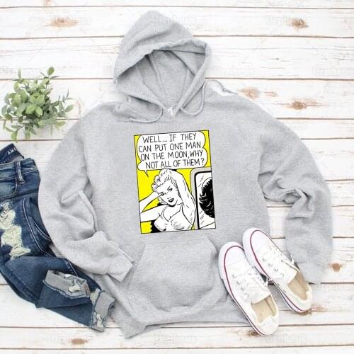 90s 80s Retro Hoodies Put One on The Moon Why Not All of Them Funny Vintage Hoodie Sweatershirt