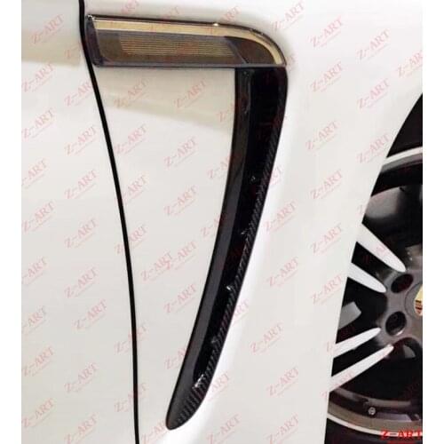 Z-ART carbon fiber side duct for Panamera 2010-2013 carbon fiber side vents for 970.1 fender trim free shipping
