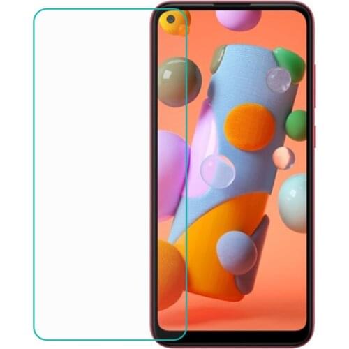 Smartphone 9H Tempered Glass for Samsung Galaxy A11 6.4" GLASS Protective Film Screen Protector cover phone case