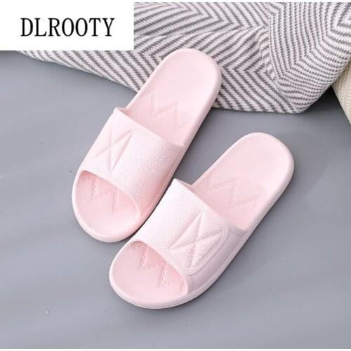 Women Slippers Sandals Flip Flops Bathroom 2019 Summer Fashion Flats Breathable Non-slip Shoes Woman Home Slides Casual Female