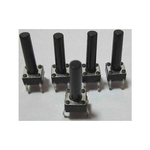 100pcs 6 x 6 x 17mm Micro Tact Switch PCB Mount