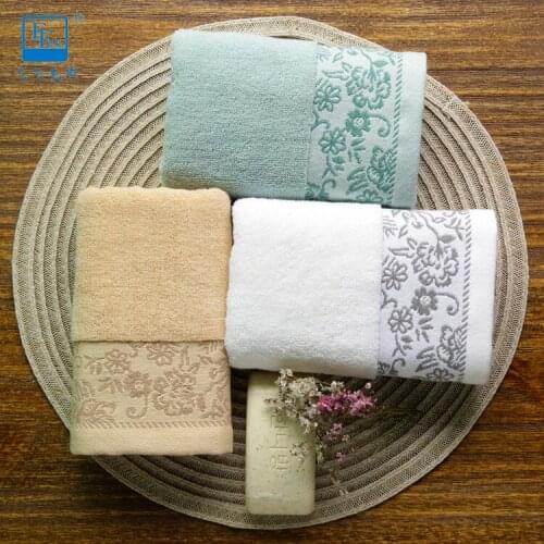 32 stocks weak twist jacquard discontinuity wisteria thicken cotton general facecloth facetowel