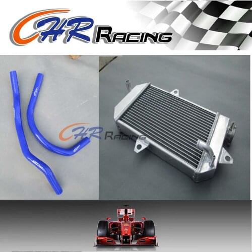 FOR Yamaha ATV BANSHEE YFZ350 YFZ 350 1987-2006 Aluminum Radiator + Silicone Blu Hose