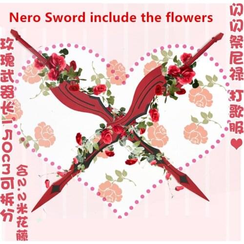 NERO FGO Sword cosplay prop Fate/Grand Order Idol Nero cosplay sword prop weapons