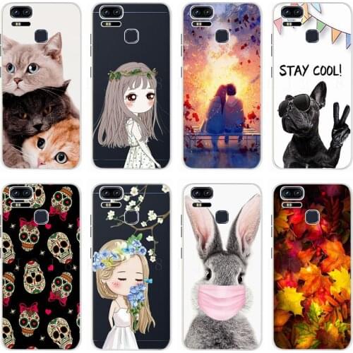 For Asus Zenfone 3 Zoom ZE553KL Case Z01HD Z01HDA Soft Silicone Stylish Phone Cases For Asus ZE553KL Zenfone Zoom S Cover Coque