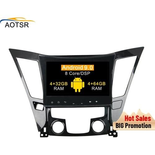 DSP 4+64 Android 9.0 car DVD 2din car radio GPS Navi system For 2011 2012 2013 2014 2015 HYUNDAI Sonata i40 i45 stereo head unit