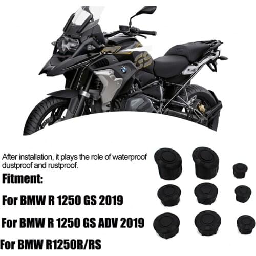 For BMW R1250GS LC R1250 R 1250 GS Adventure ADV 2019 Frame Hole Cover Caps Plug Decorative Frame Cap Set Motorcycle Accessories