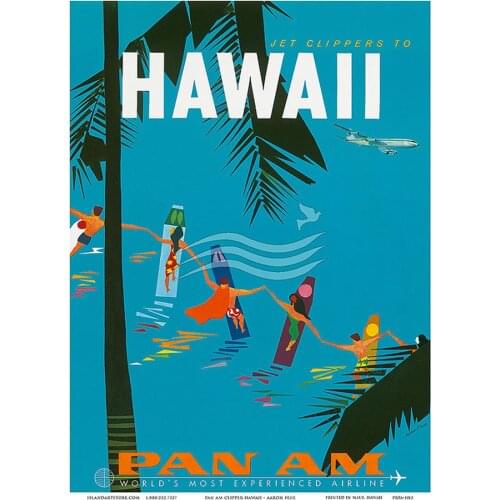 400X300MM hawaii jumbo fridge magnet SFM-0398 Home office toolbox metal surface ferrous surface for kid for artist for child