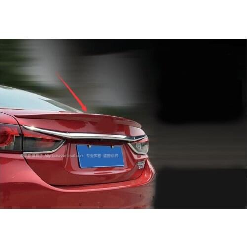 Quality rear trunk spoiler wing aero decorative cover for Mazda6 M6 Atenza 2014-2017 accessories car styling (Remarks:color)