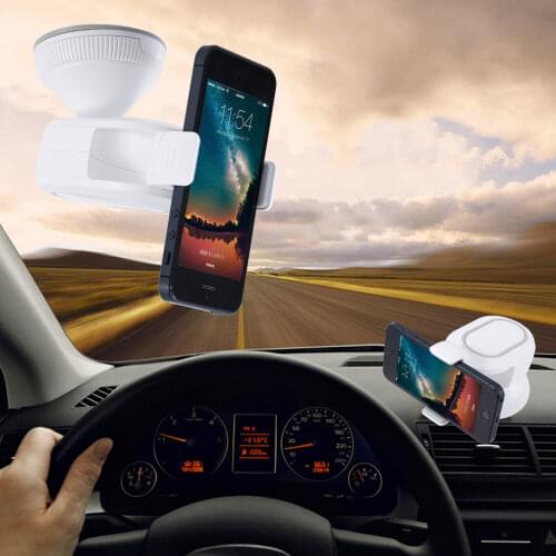 Multifunctional Universal 360 Degree Rotation Mobile Phone Holder Car Mount Holder Stand Bracket For GPS Navigation