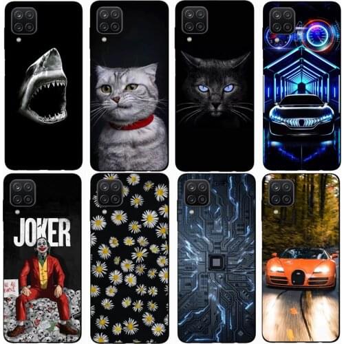 Back Soft Silicone Phone Covers for SAMSUNG GALAXY A12 SM-A125 Mobile Phone Cases for Samsung Galaxy A12 SM-A125 Bags