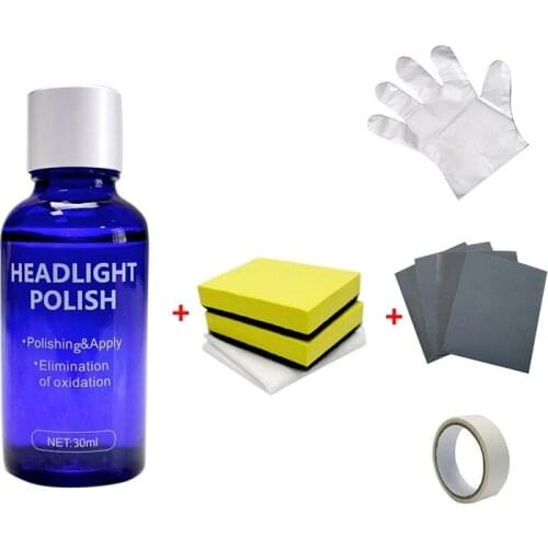 NEW 30ML Car Headlight Repair Coating Solution Repair Kit Oxidation Rearview Coating Headlight Polishing Anti-scratch Liquid