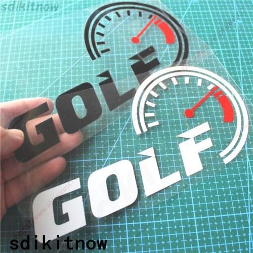 Car Dash borad GOLF Decal Sticker Styling Front windshield Decoration accessories