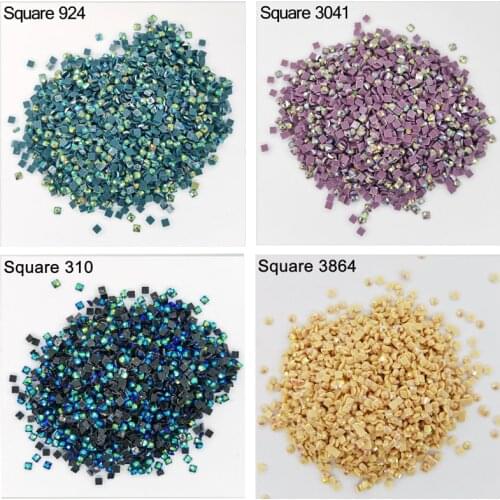 New Arrival AB Stone Square Drills For DIY Diamond Painting Embroidery Rhinestones Colorful Mosaic AB Diamond Resin