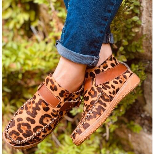 New Arrival Winter Snow Boots Ladies High Quality Botas Woman Shoes Belt Buckle Sewing Female Flat Casual Comfortable Boots